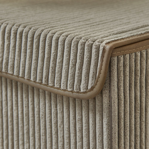 Isabelle & Max™ Collapsible Folding Corduroy Low Profile Laundry Hamper Toy Storage & Reviews | Wayfair