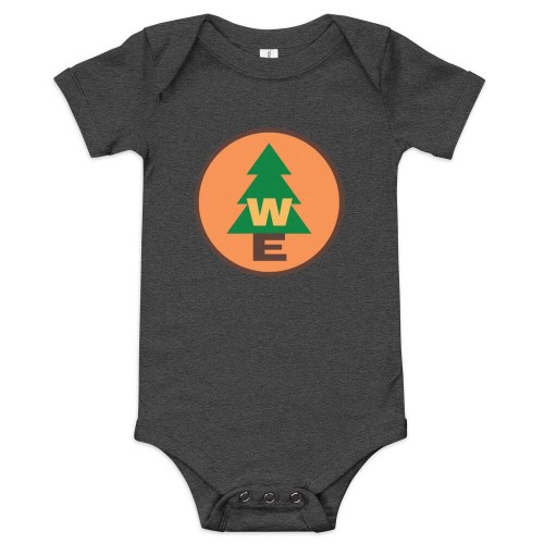 The Wilderness must be Explored Baby short sleeve one piece