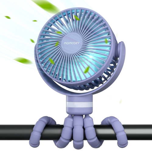 Momcozy Portable Infant Fan, USB Rechargeable Battery Fan for Stroller, Baby, Travel