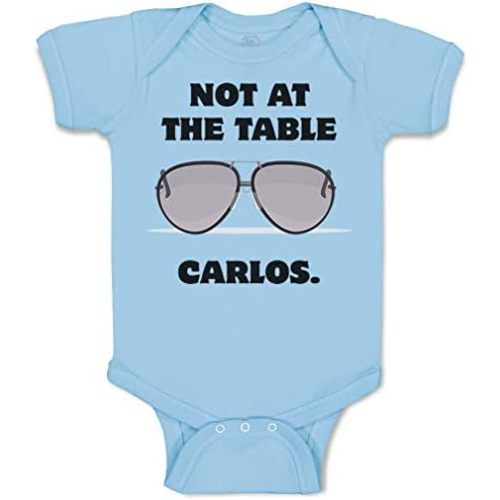 Cute Rascals Custom Baby Bodysuit Not at The Table Carlos Funny Humor Style B Boy & Girl Baby Clothes