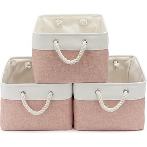 15.7x11.8x8.26 Inch Fabric Large Storage Bins with Handles 3 Pack