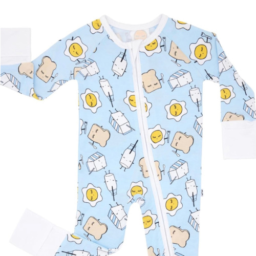 Little Sleepies Pajamas for Baby Boys & Girls, Viscose from Bamboo Baby Pajamas, Sleepers, 2-Way Zipper PJs