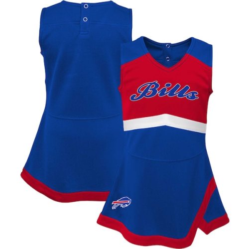 Buffalo Bills Girls Infant Cheer Captain Jumper Dress - Royal