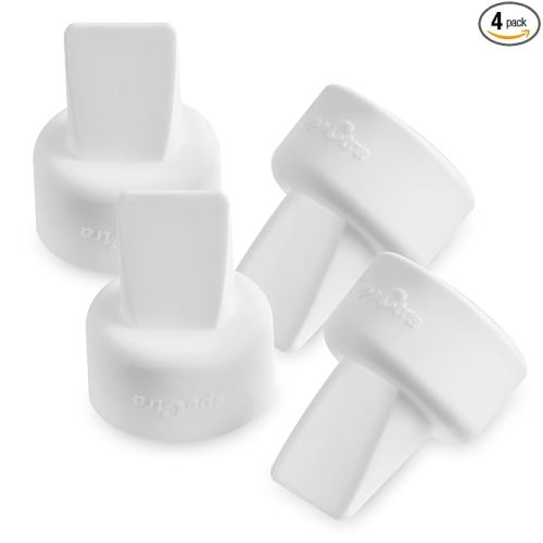 Spectra - Duckbill Valves for Breast Milk Pump (Pack of 4) - Fits Small, Medium, Large, or X-Large Breast Shields and Flanges