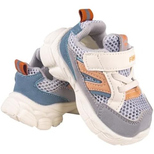 Toddler Baby Girls Boys Tennis White Walking Barefoot Slip on Shoes 18-24 Months Size 5 Wide Toe Box Summer Soft Sole Flexible Dinosaur Cheer Shoes Breathable Outdoor Soccer Rubber Sneakers