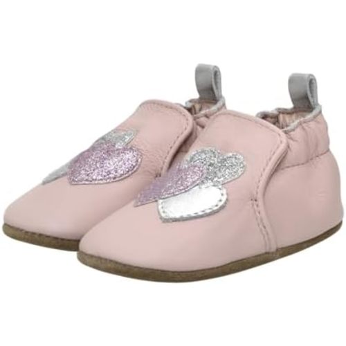 Robeez Baby Girls and Unisex Soft Soles Slip-Resistant Crib Shoes Slippers for Infant and Toddler, 0-24 Months