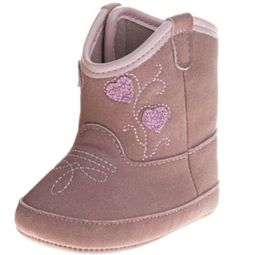 Laura Ashley Infants Boots for Girls, Cozy Warm Soft, Sole Winter Style (Infant Baby), Pink, Size: 4