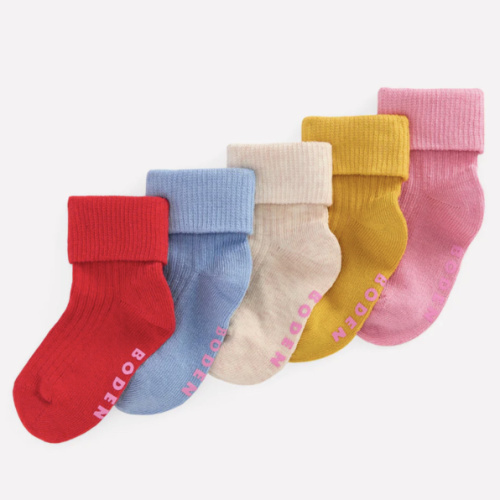 Baby 5 - pack Socks - Multi | Boden USA