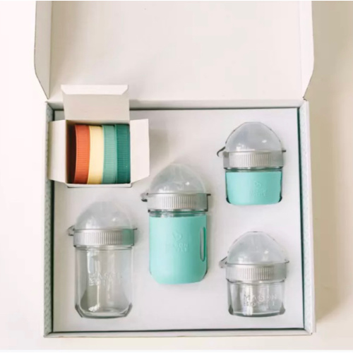 Healthy Baby Starter Gift Set – Mason Bottle