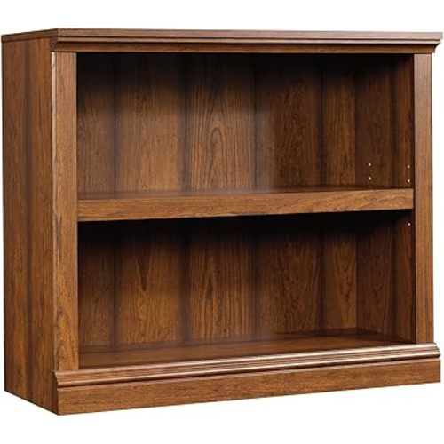 Sauder Miscellaneous Storage 2-Shelf Bookcase/ Book Shelf, Washington Cherry finish