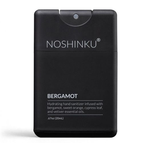 NOSHINKU Refillable Bergamot Ultra Moisturizing Pocket Sanitizer - Travel Size - 20ml