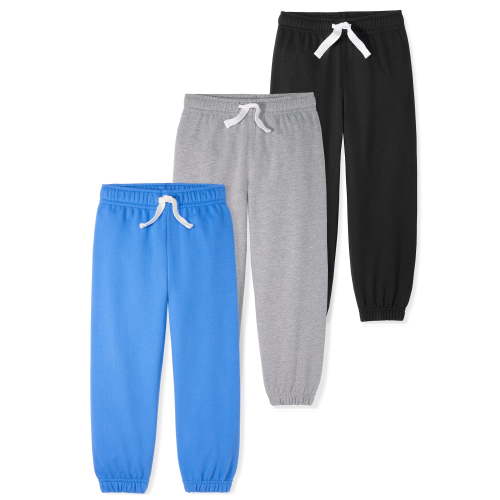 Garanimals Newborn, Baby & Toddler Boy Cotton French Terry Pull-On Joggers, Single & Multi-Pack, Sizes 0-6T