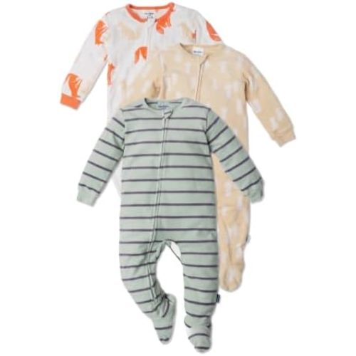 Gerber Baby Boys 3-Pack Fleece Footed Pajamas