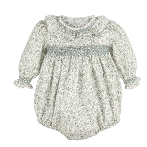 Heirloom Floral Bubble – Posh Tots Children's Boutique