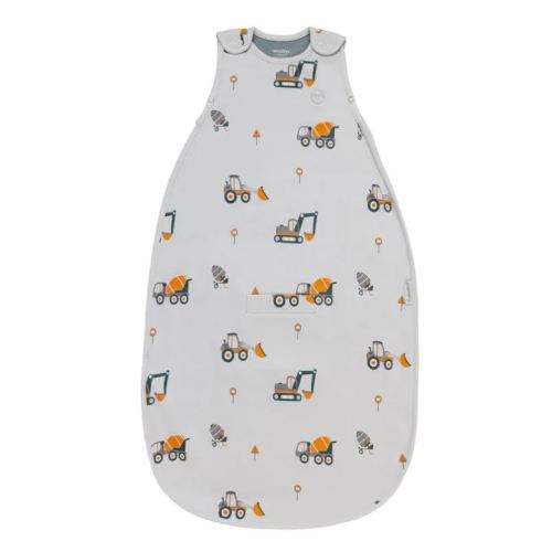 4 Season® Ultimate Baby Sleep Bag, Merino Wool & Organic Cotton, Heavy Machinery