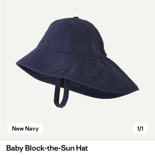 Patagonia Baby Block-the-Sun Full Brim Hat
