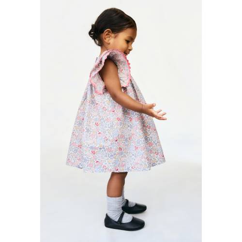 2-PIECE COTTON DRESS AND BLOOMERS SET