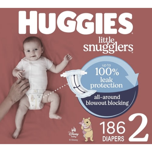 Huggies Diapers Size 2 (12-18lbs)
