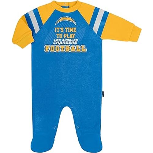 Gerber NFL Unisex Baby Nfl Team Footed Sleep and Play