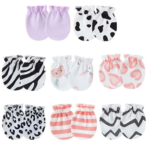 TELOLY 8Pcs Baby Mittens,Snug Fit Design Baby Mittens Newborn,Fine Workmanship Newborn Mittens,Style3