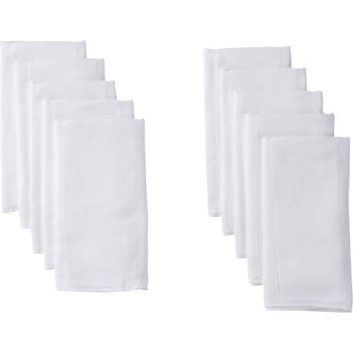 Gerber Newborn Baby Prefold Birdseye 3-Ply Reusable Cloth Diaper, 10 Pack