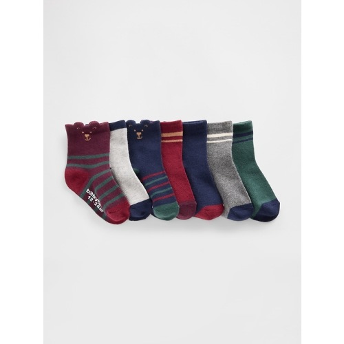 Baby & Toddler Crew Socks (7-Pack)