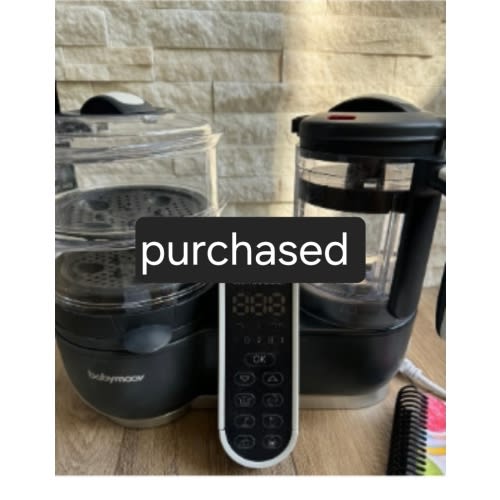 Babymoov dual meal station & Organic Baby Food Book Bundle
