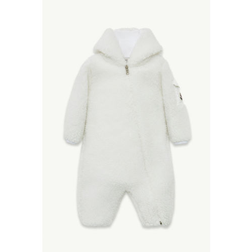White Teddy Hooded Baby Grow - Clothing for Children | Moncler US (1-3M)