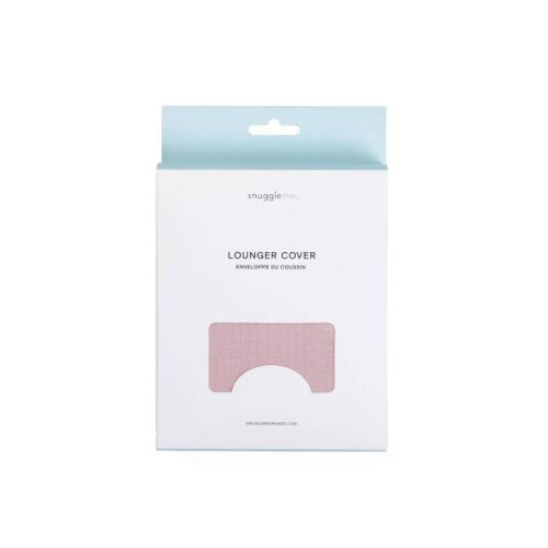 Snuggle Me Lounger Curve Muslin Cover - Petal