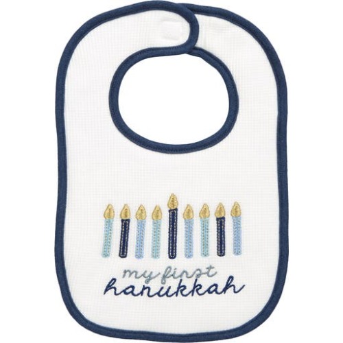My First Hanukkah Cotton Blend Bib