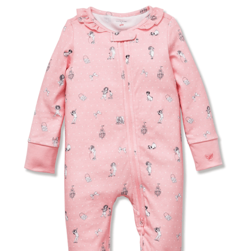Petite Plume x Eloise Baby Pima Romper in Eloise Adventures (0-3Mo)