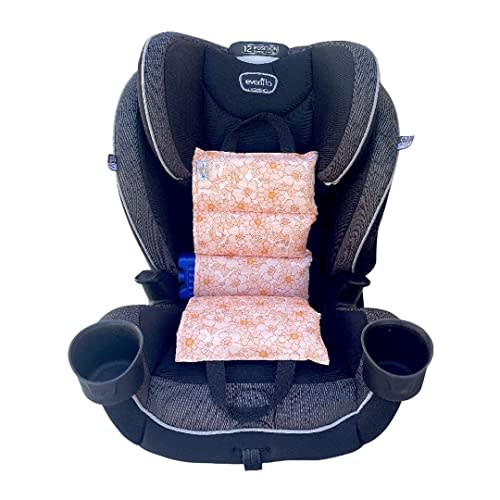 Car Seat Cooler for Children - Car Seat Cover - Summer Ice Pack Seat Cooler Mat - Car Seat Protectors for Child Baby Car Seat (Floral)