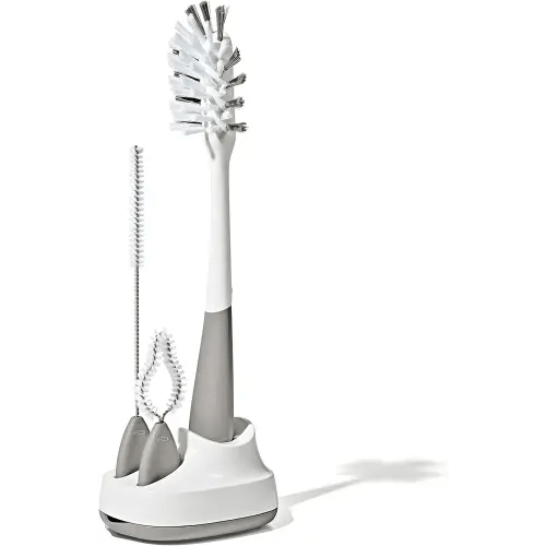 OXO Tot Water Bottle and Straw Cup Cleaning Set Brush Set - Pebble