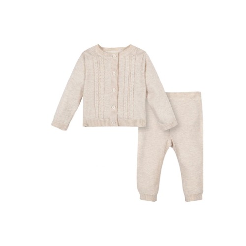 Baby Organic Cardigan and Legging Set, Infant, 0-3M