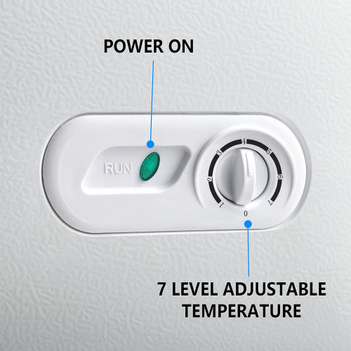 Antarctic Star Portable 7 cu. ft. Chest Deep Freezer