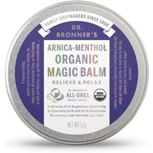 Dr. Bronners, Organic Magic Arnica Menthol Balm, 2 Ounce