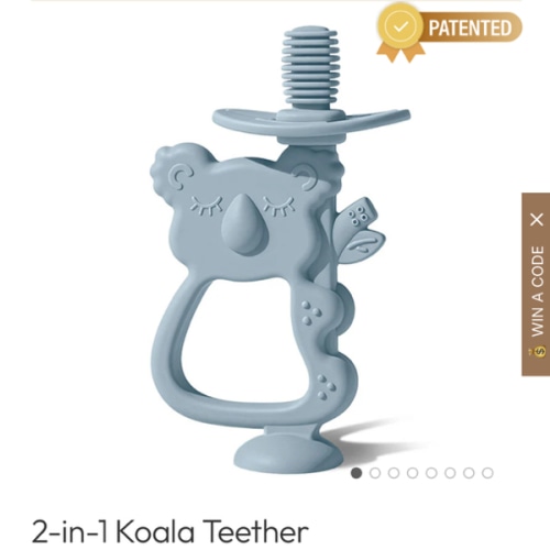 Koala Teether & toothbrush | 2 in 1 | Moonkie