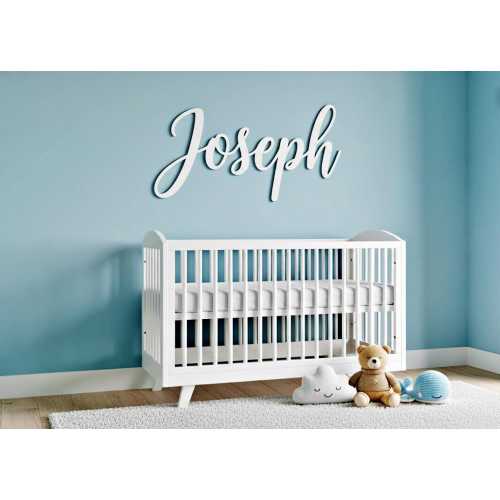 Personalized Wooden Nursery Name Sign • Custom Toddler Name Sign • Baby Room Wall Decor