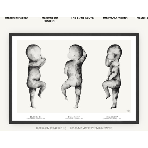 The Birth Poster Trio