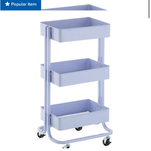 The Container Store 3-Tier Rolling Cart | The Container Store