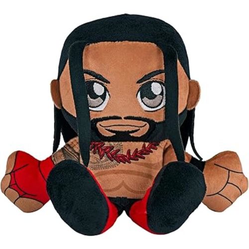 Bleacher Creatures WWE Roman Reigns 8" Kuricha Sitting Plush - Soft Chibi Inspired Toy