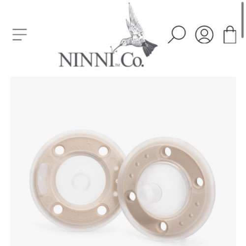 Ninni Pacifier Oatmeal 2 Pack