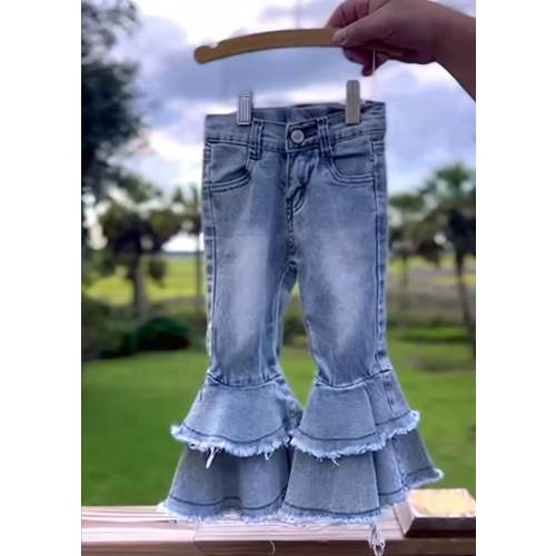 Double Ruffle jeans TWO – Salty Sue