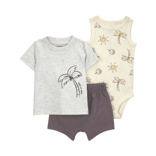 Carter's Child of Mine Baby Boy Outfit Set, 3-Piece, Sizes 0/3-24 Months
