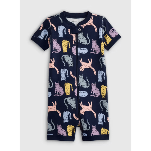 Quince, Organic Cotton Shortie Onesie Pajama