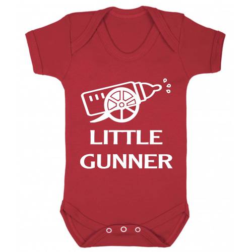 Arsenal Baby Little Gunner Football Babygrow