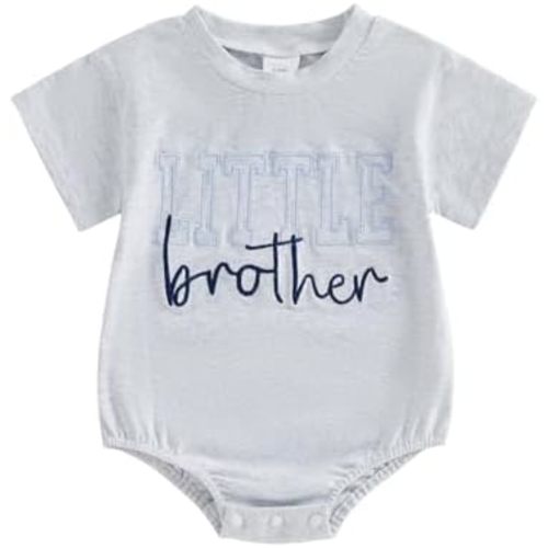Sibling Matching Outfits Big Brother/Sister Pullover Long Sleeve Sweatshirt Little Brother/Sister Romper
