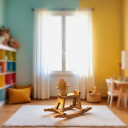 Amish Made Wooden Rocking Horse – Harvest Array