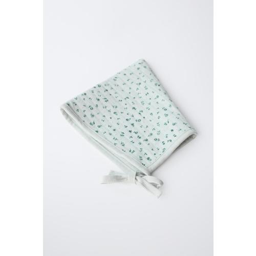 FLORAL QUILTED BONNET - Greenish | ZARA United States