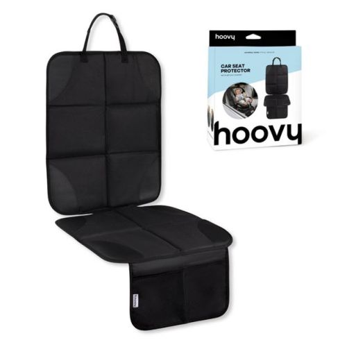 Hoovy Non Slip Car Seat Protector with Storage Nets: Nylon Material, Baby Gear Accessory, 50" Height